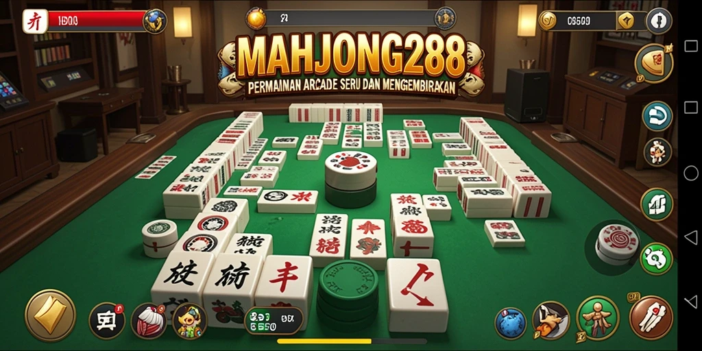 Tampilan gameplay seru MAHJONG288 yang penuh warna dan tantangan.
